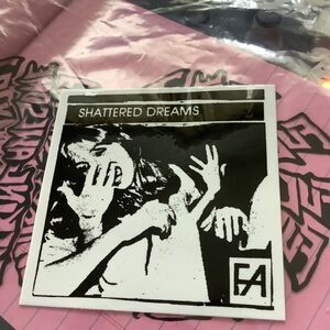 FA F*cking Awesome Hockey Skateboards Shattered Dreams  STICKER Jason Dill AVE